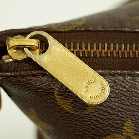 Totally MM Monogram Canvas Shoulder Tote Bag Brown - Picture 4 of 10